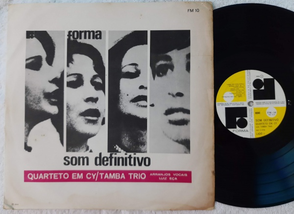 Disco de Vinil Quarteto em Cy, Em Cy Maior, 1968. MONO.