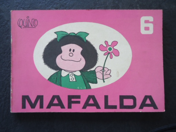 Gibi, HQ Mafalda 6 - Quino- Tirinhas - 14x20, Editora E