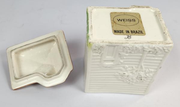 WEISS - Casinha de coleção em cerâmica esmaltada e vitr