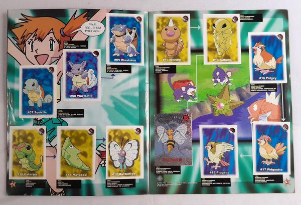 Album De Figurinhas Pokémon Completo Sem Poster Antigo Usado