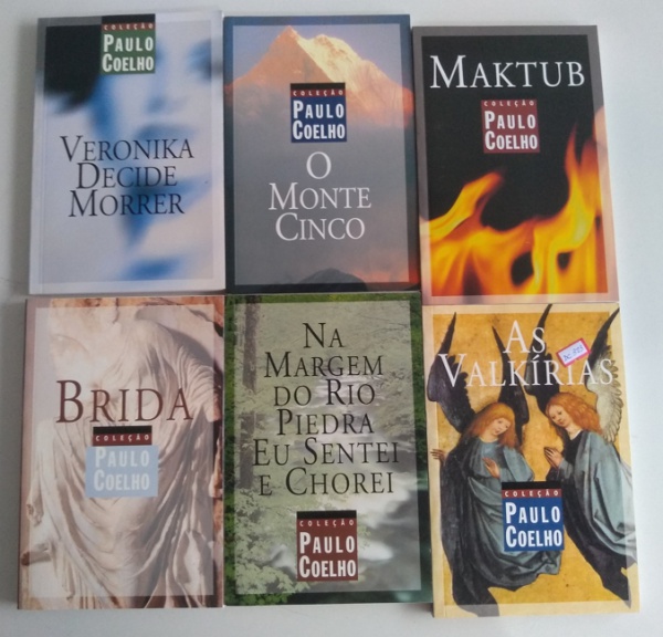 Coleção com seis livros de Paulo Coelho. (DC323)