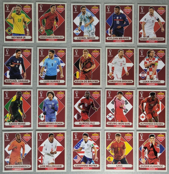 MBAPPE LEGEND BORDÔ ORIGINAL PANINI - FIGURINHAS DA COPA