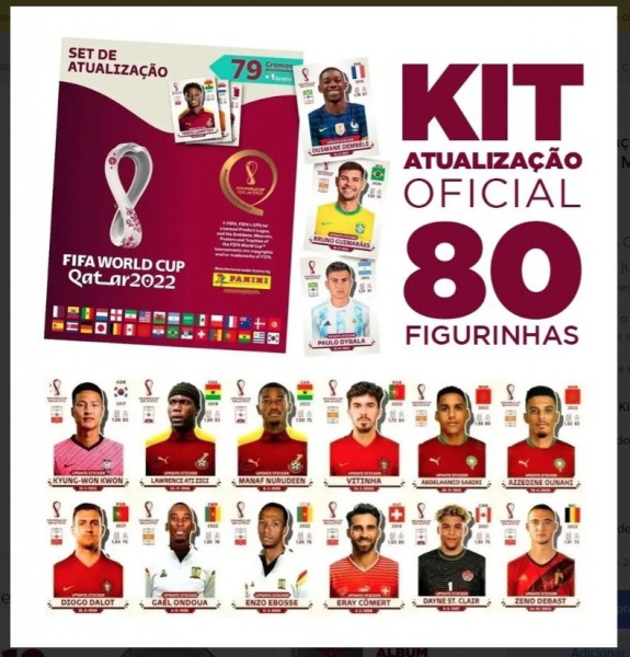 Figurinha do Kylian Mbappé da França (FRA 19) da Copa do Mundo do Qatar  2022 - Item de Coleção Original Panini