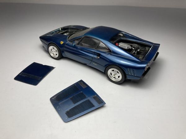 Ferrari 288 GTO Azul Escala 1/24 Miniatura de Plastimod
