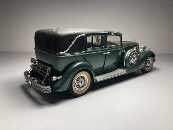 自動車 Revell Cadillac V-16 Town Car 1933 1/16 1933 V16 Cadillac Town Car Verde Escala 1/16 Miniatura