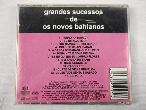 OS NOVOS BAHIANOS BAIANOS GRANDES SUCESSOS-