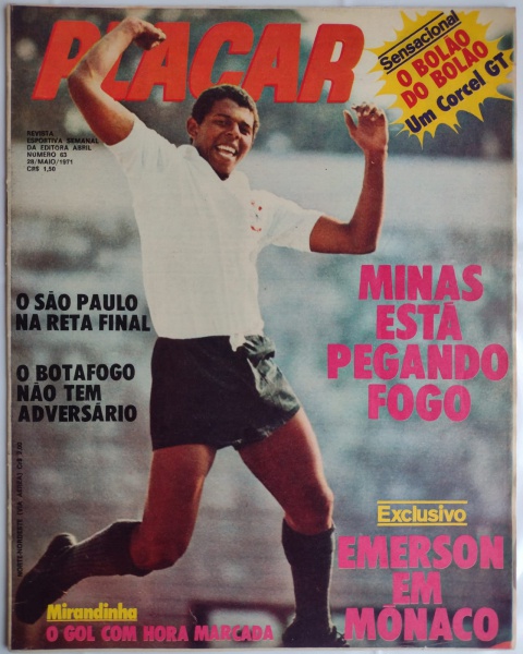 Revista PLACAR `EIS AQUI OS FUTUROS REIS DO FUTEBOL ` 