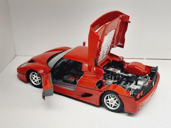 Miniatura Carro de Corrida Antigo Ferrari F1 - Vermelho 08 em metal