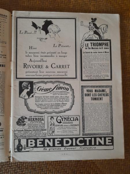 Antiga revista francesa JOURNAL DES OUVRAGES DE DAMES,