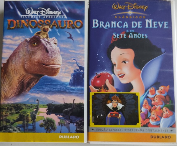 Vhs Desenho Dinossauro Disney Dublado Original