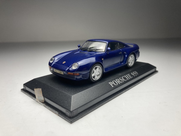 Porsche 959 Rallye ミニカー 1/43Minichamps Porsche 959 Azul Escala 1/43 miniatura em metal diecast