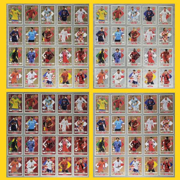 TODAS AS 80 FIGURINHAS EXTRA LEGEND/ROOKIE PANINI 2022
