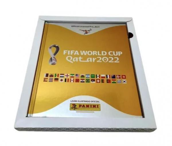 Album Capa Dourado Copa Do Mundo Qatar 2022 + 50 Envelopes em Promoção na  Americanas