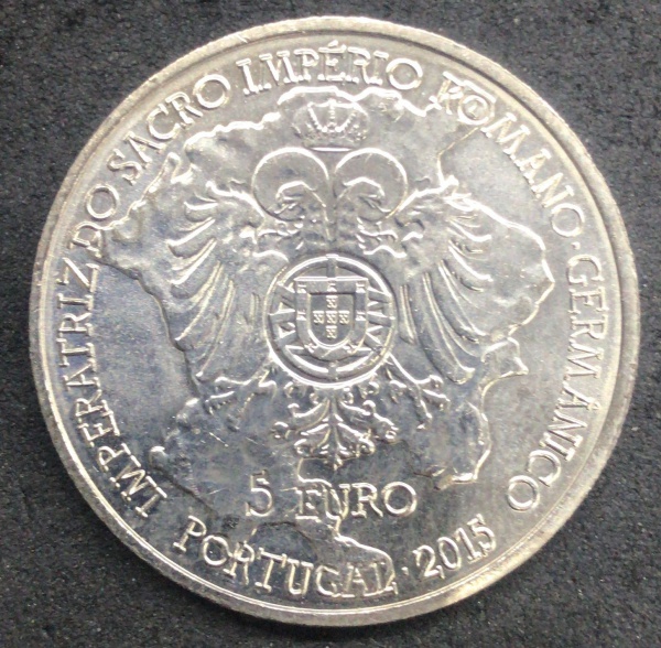 5 Euros (Catarina de Bragança; Gold) - Portugal – Numista