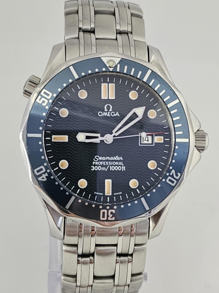 Relógio original Omega Seamaster 300 41mm, quartzo, ref