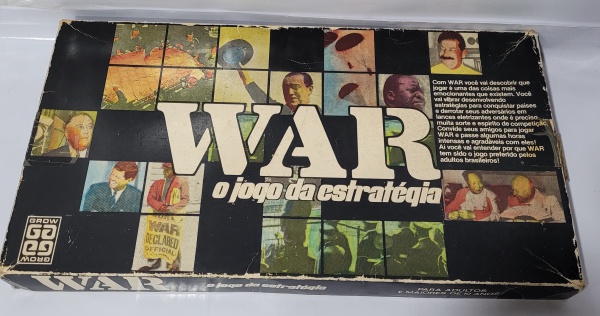 Jogo War Antigo Grow Anos 70 Completo Em Sua Caixa Original