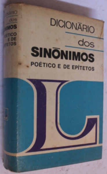 Livro Dicionário dos sinônimos poético e de epítetos d