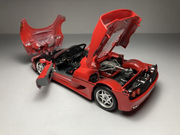 Ferrari F50 (1995) Vermelho - Burago *Possui caixa e ba