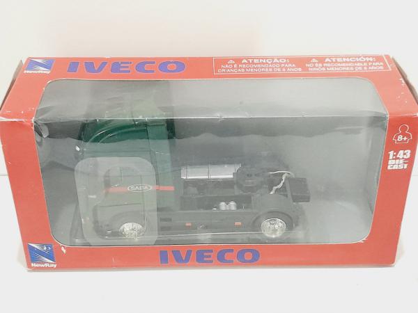 Caminhão De Brinquedo Carreta Caçamba Iveco Hi Way Miniatura - R$ 62