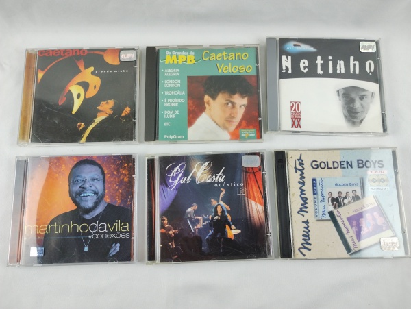 LOTE CDs - CAETANO VELOSO - PRENDA MINHA - OS GRANDES D