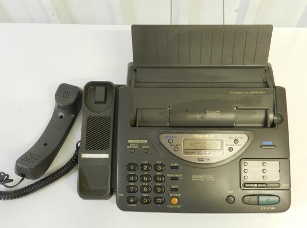 FAX PANASONIC KX-F700. NÃO FUNCIONA.
