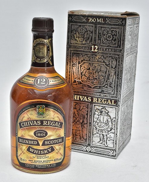 BEBIDA - Chivas Regal, 12 Anos, Blended Scotch Whiskt, 760 ml.