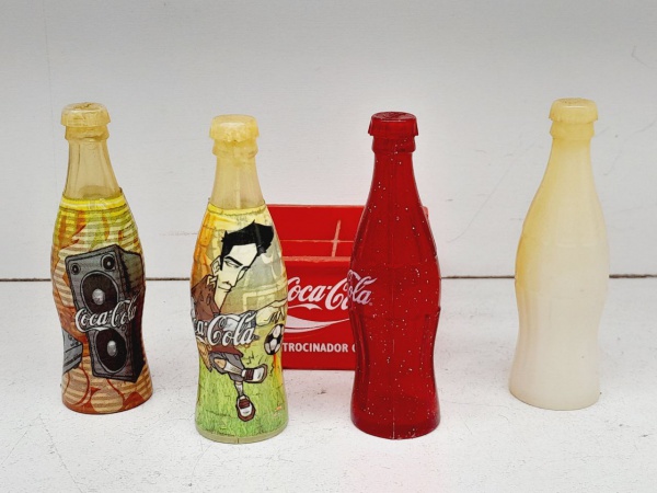 Mini Coca Cola Garrafinhas,engradado,caminhão Antigo Brinquedo