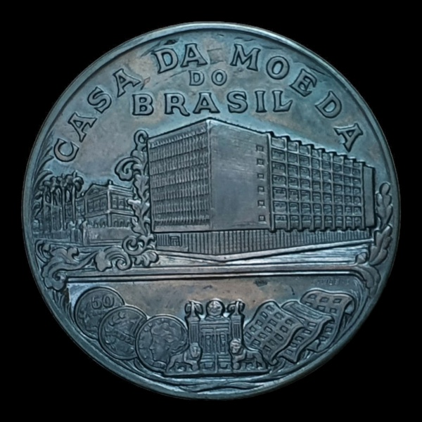 Medalha Casa Da Moeda Do Brasil Inauguração Da Fabri 0593