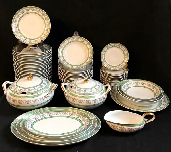 Aparelho de jantar de porcelana Schmidt compost - Galeria, jogo de chá  porcelana schmidt antigo 