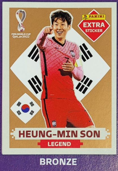 HEUNG-MIN SON PRATA - EXTRA LEGEND (Coréia do Sul) - Figurinha