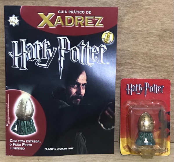 20 peças de xadrez Harry potter da coleção planeta deagostini