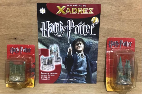 Kit 2 Revistas Harry Potter guia - Pratico de Xadrez