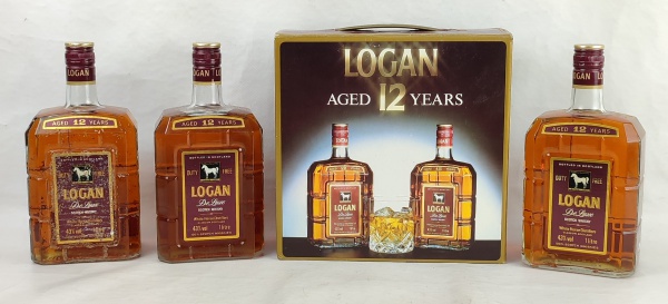 Whisky logan 12 anos de Luxe escocês - Garrafas de Whisky