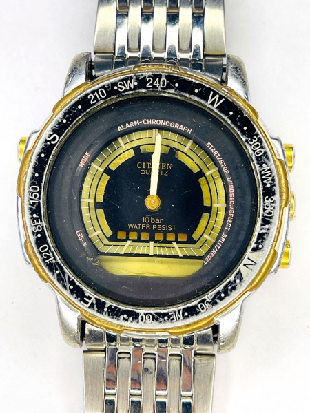 Citizen - Relógio World Time Chronograph, Não testado 4