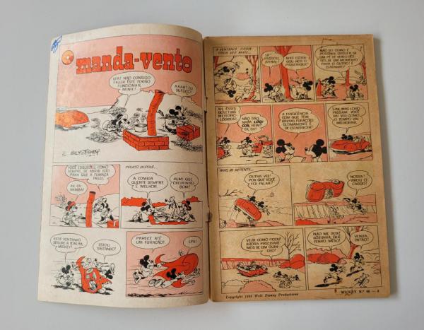 Mickey N.66 Ano 1958 Editora Abril. Ótimo Estado de Con