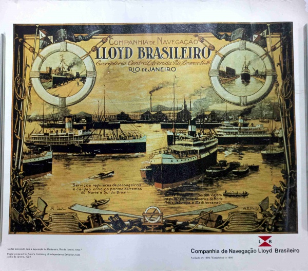 carta náutica - Brasil - Costa Sul - Porto de Santos 