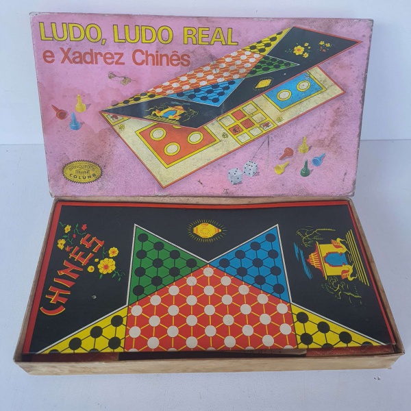 Antigo Ludo Ludo Real Xadrez Chines Estrela