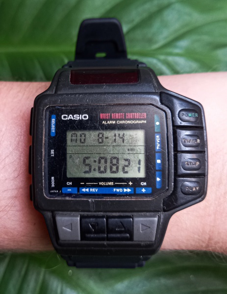 Relógio Casio CMD- 10- Wrist remote controller (Control