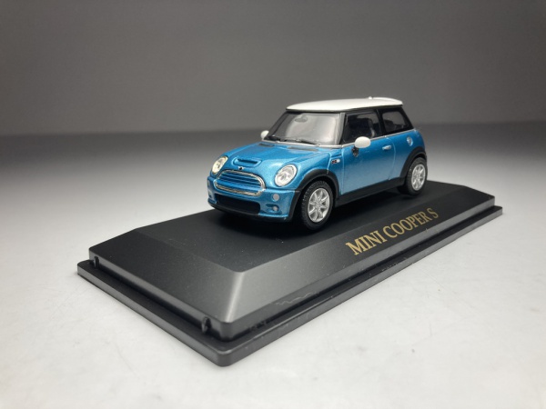 Mini Cooper S Azul - Signature Series Escala 1/43 minia
