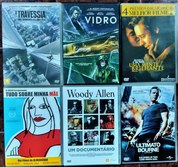 Lote de DVDs de FILMES: 