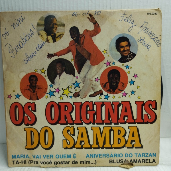 Os Originais Do Samba ‎– Aniversário Do Tarzan RCA Victor