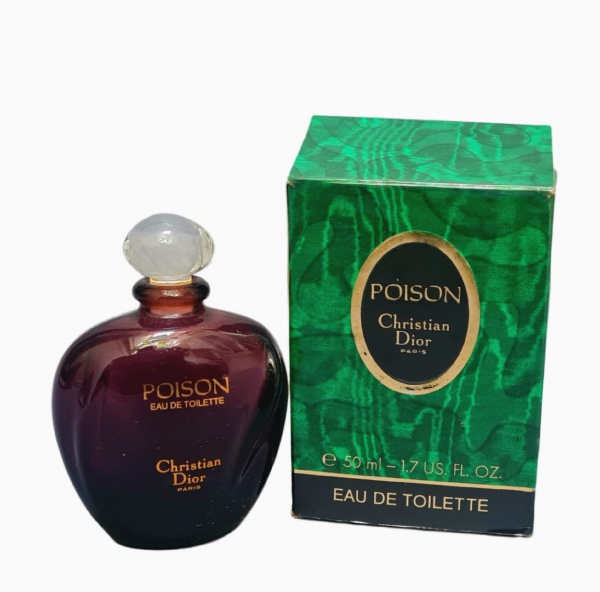 CHRISTIAN DIOR - POISON - Antigo vidro de perfume franc
