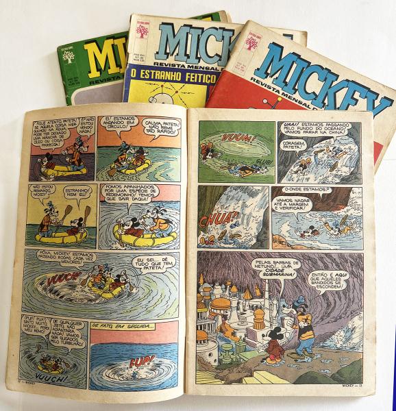 Mickey n 183 (dezembro 1967), n 185 (março 1968), n 186