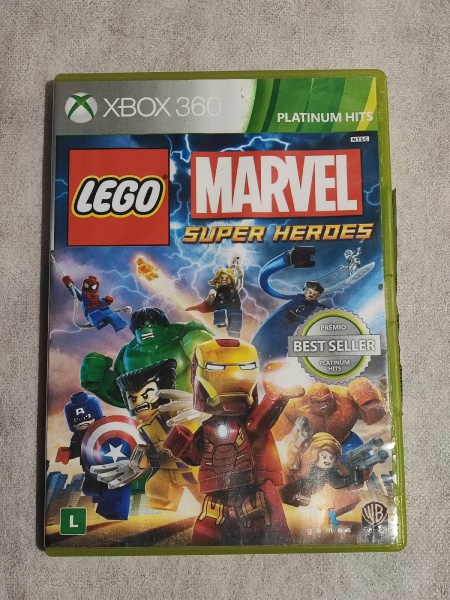Xbox 360 DVD Jogo LEGO Marvel Super Heroes Origin