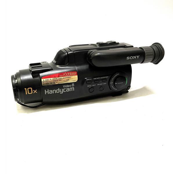 SONY HANDYCAM VIDEO 8 10X - FILMADORA EM MATERIAL SINTÉTICO PRETO