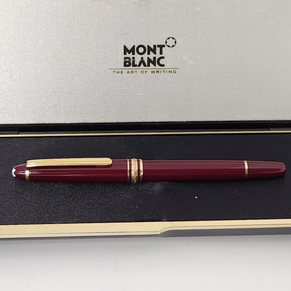 Canetas . Caneta Original Montblanc, linha Mozart.  Cor burgundy foto 5