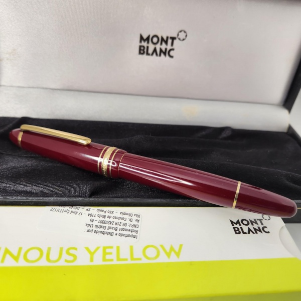 Canetas . Caneta original Montblanc da série Meisterstuck. Modelo foto 4