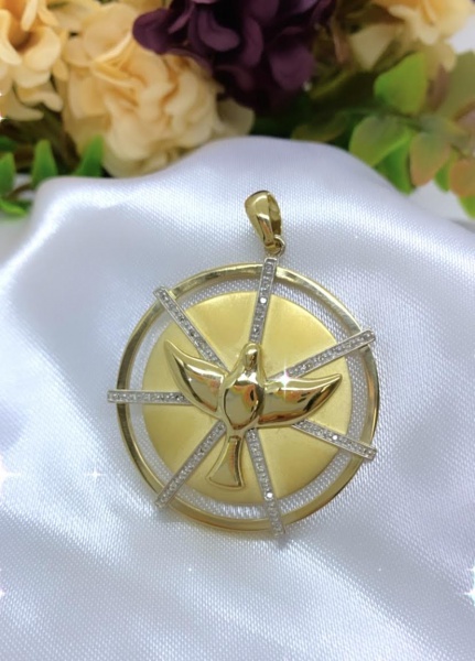 Joias . ANEL DE ESMERALDA OVAL EM OURO AMARELO 18K - COM DIAMAN foto 6