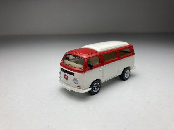 Volkswagen Kombi T2 Custom Branca Vermelha Matchbox E