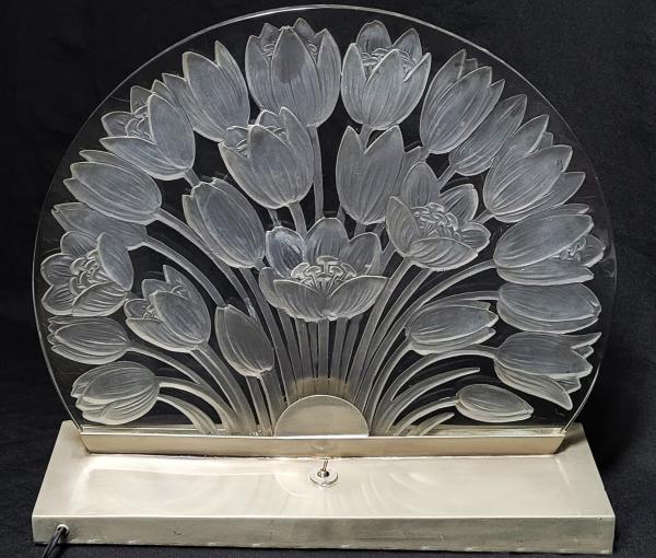 RENÉ LALIQUE ASSINADA - MAJESTOSA LUMINÁRIA MODELO TUL